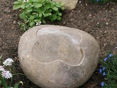 Forget me not garden boulder memorial