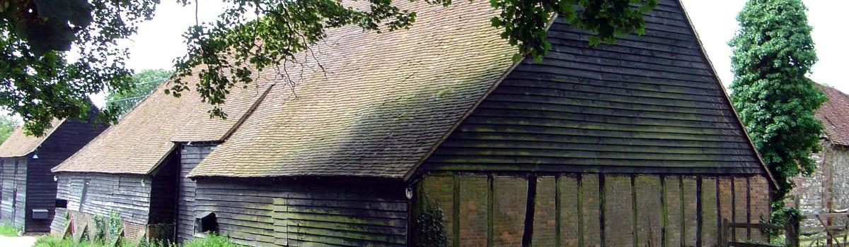 Wanborough Barn side view banner image