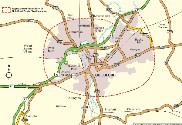 Poyle Charities postcode map