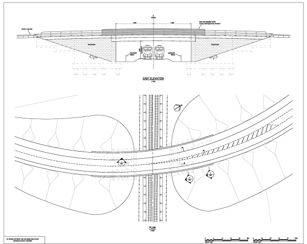 Proposed Ash Road Bridge cross section