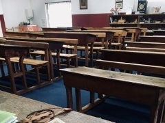 Desks in the Victorian classroom