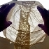 Hands holding cap up to light