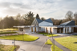 Large aerial view of new crem