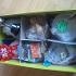 Box with items visible