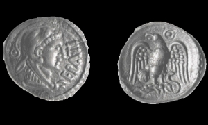 Iron age silver coin