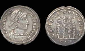 Roman silver coin