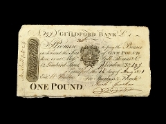 One pound note