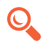 orange search bar icon search bar icon