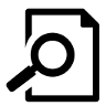 black view view icon