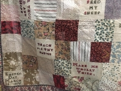 Ripley lending quilt from Guildford Borough collection