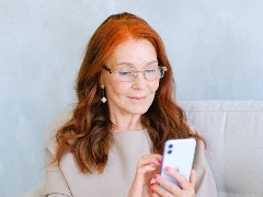 MyGuildford PR woman on a phone