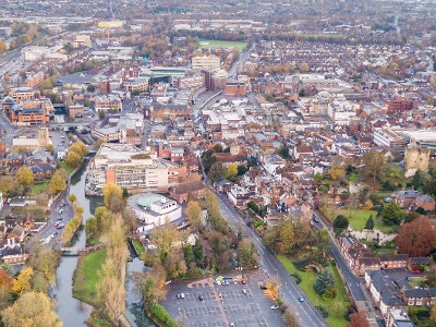 Guildford Aerial image by Daniel Hannington