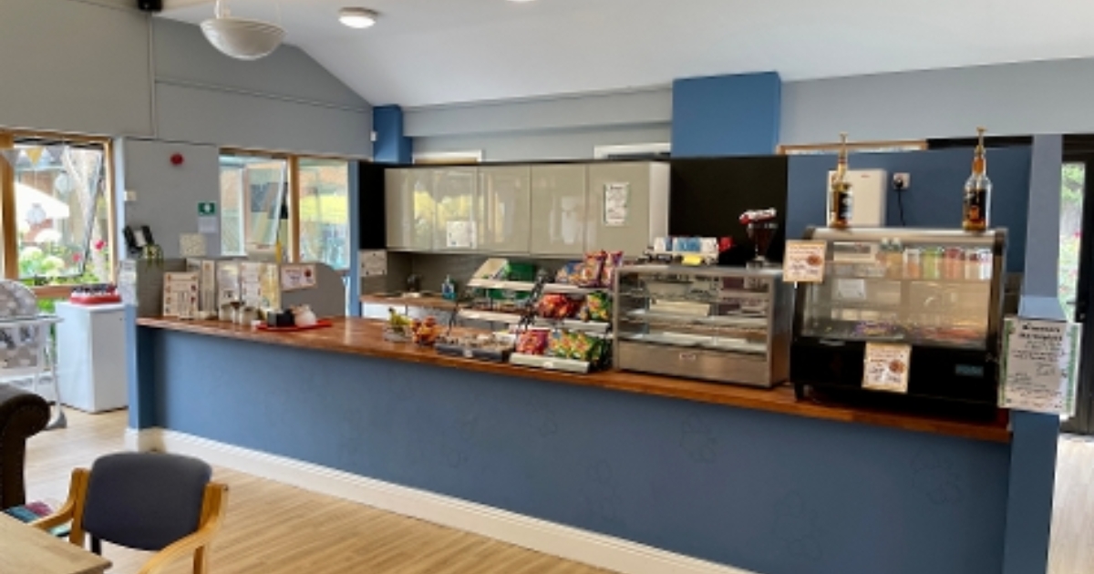 Coffee shop at the The Hive The Honey Pot Guildford Borough Council