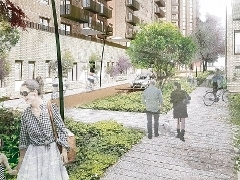An image of how the Guildford Park Road development might look