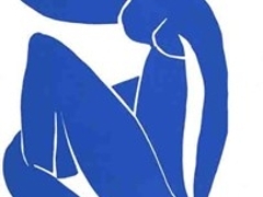 Blue nude artwork of a blue nude