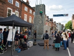 People on the high street
