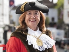 Mayor of Guildford 2024-2025 Cllr Sallie Barker MBE
