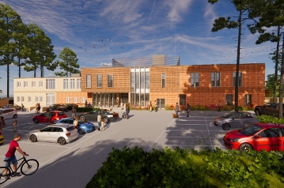Phyllis Tuckwell new Hospice building Image of the new Phyllis Tuckwell Hospice Care building