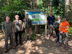GBC's parks and countryside team at Tyting Farm