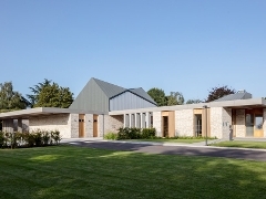 A shot of Guildford Crematorium from the outside