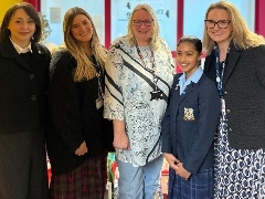 The Hive Christmas present scheme with Guildford High School