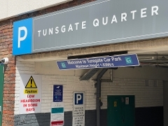 Outside shot of Tunsgate car park