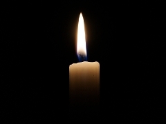 Candle of condolence