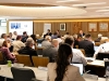 West Surrey Shadow councillors meeting in the Council chamber at Guildford