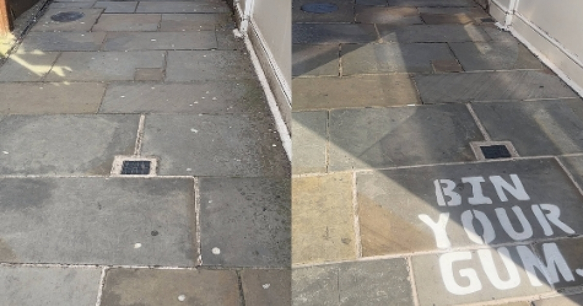 We've been awarded funding to tackle the sticky issue of chewing gum on Guildford streets