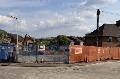 Roundhill Way demolition work